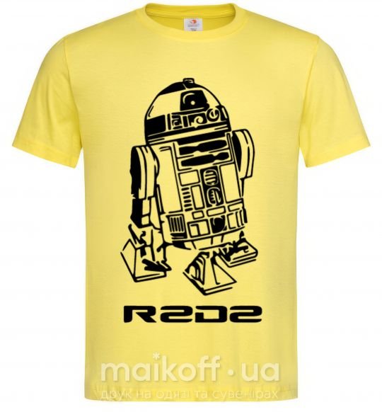 Чоловіча футболка R2D2 Лимонний фото