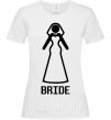 Женская футболка Brige figure Белый фото