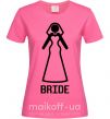 Жіноча футболка Brige figure Яскраво-рожевий фото