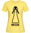 Женская футболка Brige figure Лимонный фото