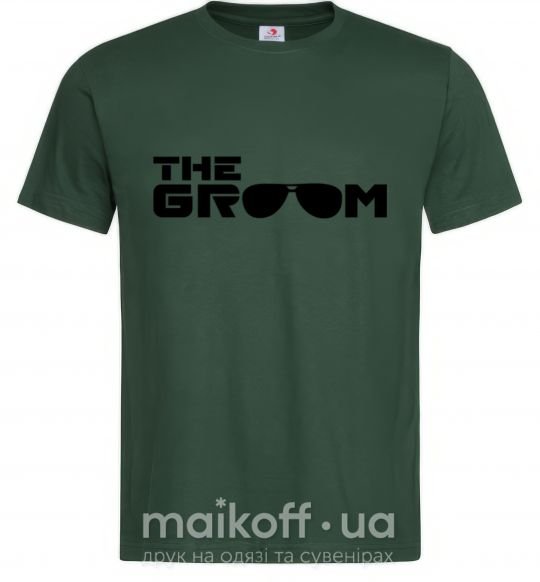 Мужская футболка The Groom Темно-зеленый фото