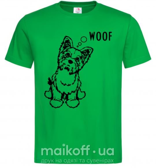 Чоловіча футболка Woof Зелений фото