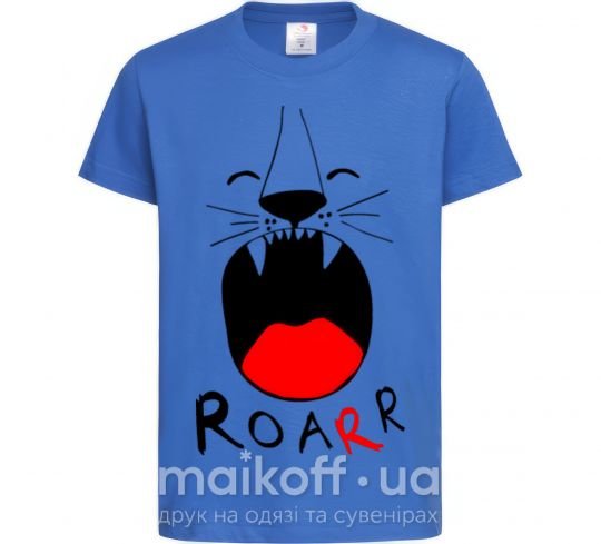 Детская футболка Roarr Ярко-синий фото