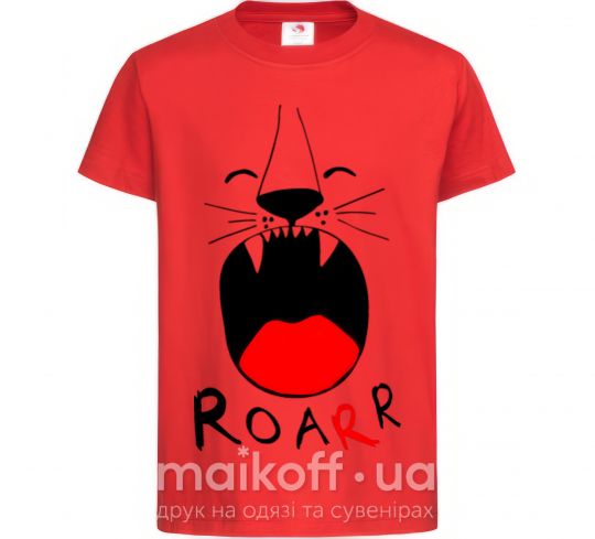Детская футболка Roarr Красный фото