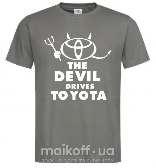 Мужская футболка The devil drives toyota Графит фото