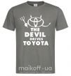 Мужская футболка The devil drives toyota Графит фото