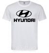 Чоловіча футболка Hyundai logo Білий фото