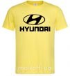 Чоловіча футболка Hyundai logo Лимонний фото