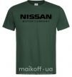 Мужская футболка Nissan motor company Темно-зеленый фото