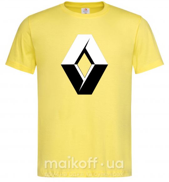 Чоловіча футболка Значoк Renault Лимонний фото