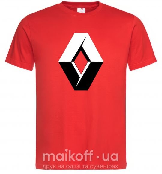 Мужская футболка Значoк Renault Красный фото