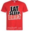 Чоловіча футболка Eat sleep drift Червоний фото