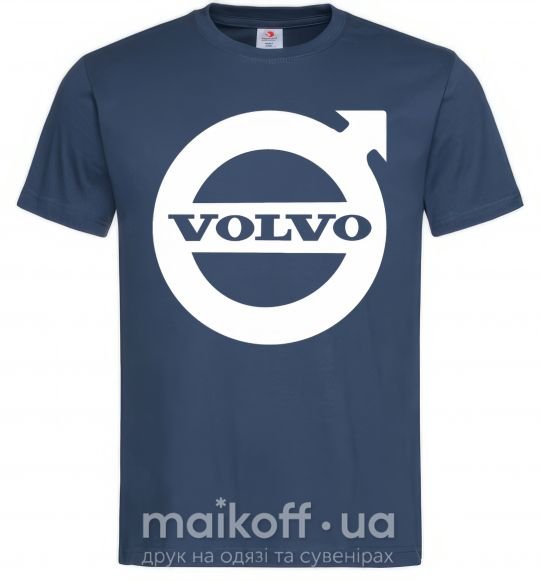 Чоловіча футболка Logo Volvo Темно-синій фото