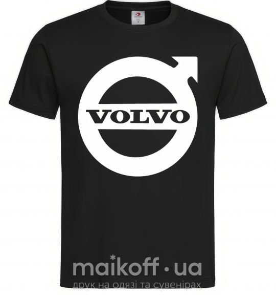 Мужская футболка Logo Volvo Черный фото