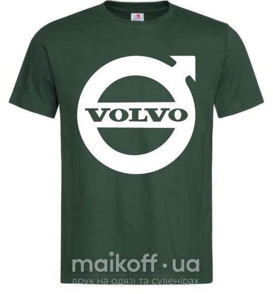 Чоловіча футболка Logo Volvo Темно-зелений фото