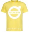 Мужская футболка Logo Volvo Лимонный фото