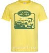 Чоловіча футболка Land rover car Лимонний фото
