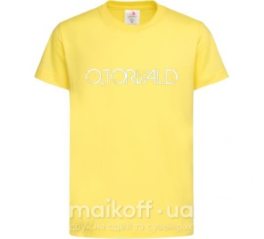 Детская футболка Otorvald Лимонный фото