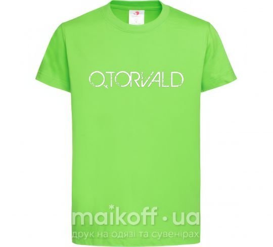 Детская футболка Otorvald Лаймовый фото