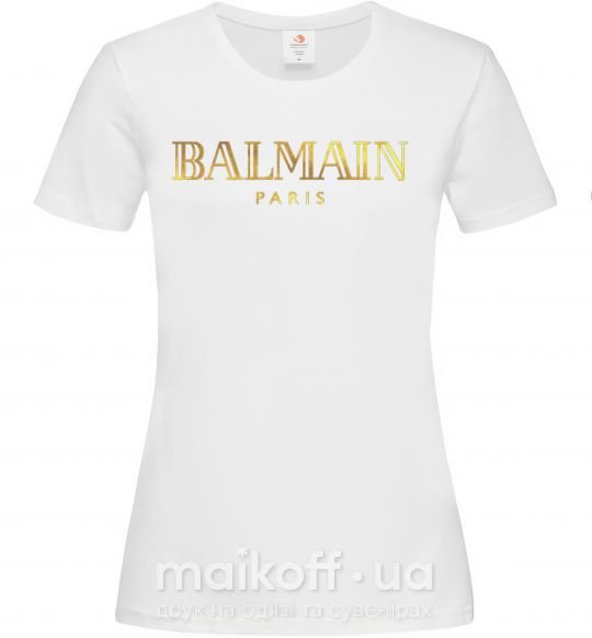 Жіноча футболка Balmain Білий фото