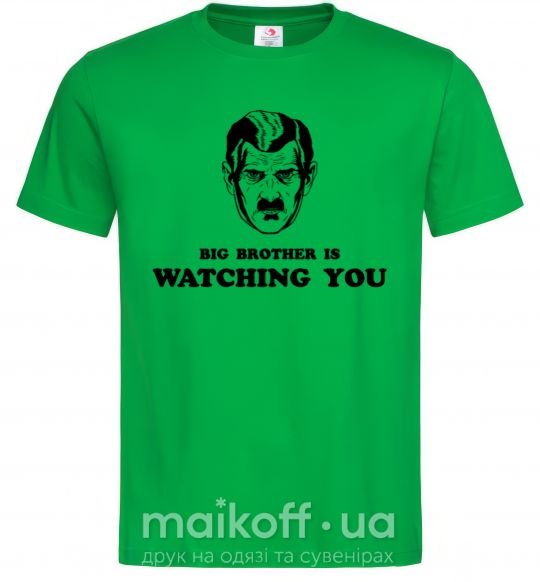 Чоловіча футболка Big brother is watching you Зелений фото