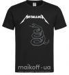 Чоловіча футболка Metallika snake Чорний фото