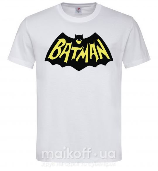 Чоловіча футболка Batmans print Білий фото