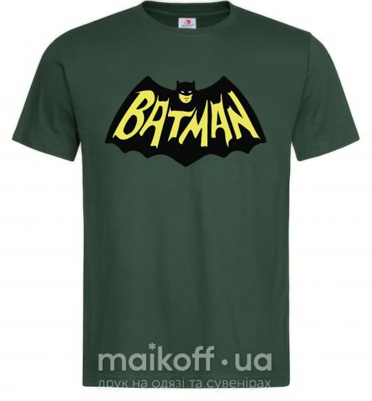 Мужская футболка Batmans print Темно-зеленый фото