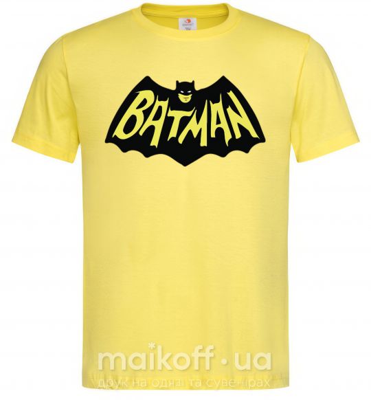 Чоловіча футболка Batmans print Лимонний фото