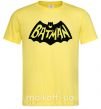 Чоловіча футболка Batmans print Лимонний фото