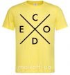 Чоловіча футболка C o d e Лимонний фото