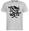 Мужская футболка Born on the web Серый фото
