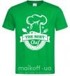 Чоловіча футболка The best chef Зелений фото