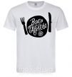 Мужская футболка Bon appetite Белый фото