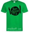 Мужская футболка Bon appetite Зеленый фото