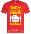 Мужская футболка They call me Darth Baker Красный фото