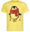 Мужская футболка Penguin man Лимонный фото