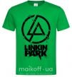 Чоловіча футболка Linkin park broken logo Зелений фото