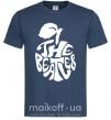 Мужская футболка The beatles apple Темно-синий фото
