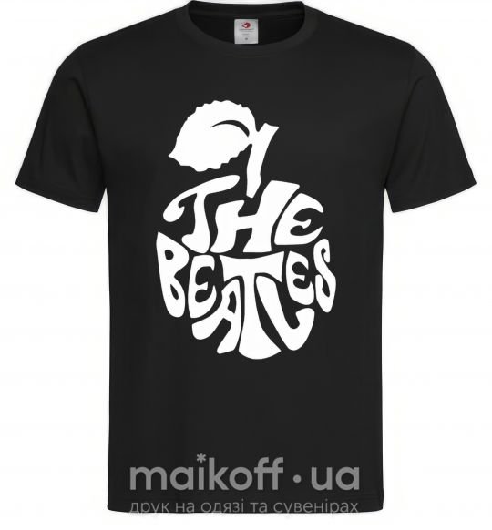 Мужская футболка The beatles apple Черный фото