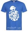 Мужская футболка The beatles apple Ярко-синий фото