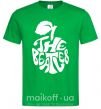 Мужская футболка The beatles apple Зеленый фото