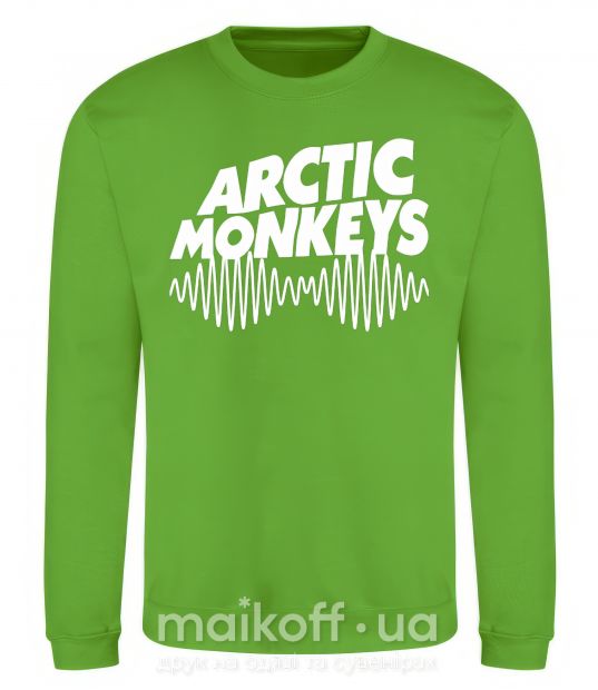 Свитшот Arctic monkeys do i wanna know Лаймовый фото