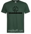 Мужская футболка Rammstein logo Темно-зеленый фото