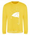 Світшот Umbrella man Сонячно жовтий фото